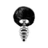 Alive Plug Anal Queue De Lapin Fluffy Twist L Noir -Pas Cher SexToys Magasin alive fluffy twist plug anal queue de lapin noir large