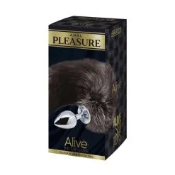 Alive Plug Anal Queue De Renard S Black & White Fox Tail -Pas Cher SexToys Magasin alive fox tail plug anal queue de renard black white 2