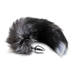 Alive Plug Anal Queue De Renard S Black & White Fox Tail