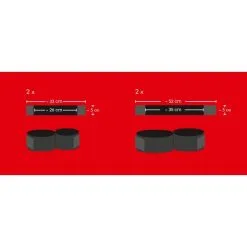 Bad Kitty Attaches Bras & Jambes 4 Pièces -Pas Cher SexToys Magasin bad kitty arm leg restraints 4