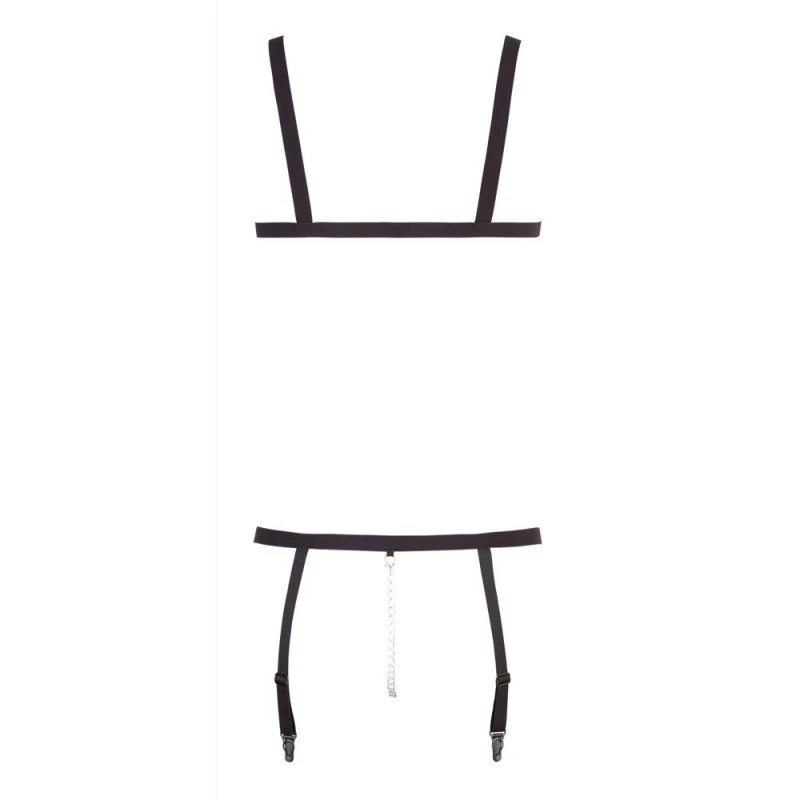 Bad Kitty Harnais De Corps Avec Chaîne En Métal 3 Bad Kitty Harnais De Corps Avec Chaîne En Métal – Image 2