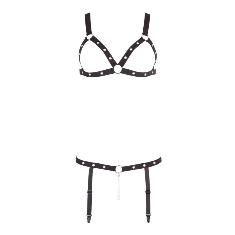 Bad Kitty Harnais De Corps Avec Chaîne En Métal 2 Bad Kitty Harnais De Corps Avec Chaîne En Métal