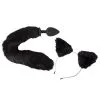 Bad Kitty Kit Plug Anal Queue Féline Noire & Serre Tête Chat -Pas Cher SexToys Magasin bad kitty pet play plug and ears