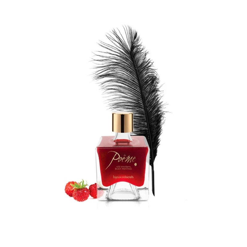 Bijoux Indiscrets Peinture Corporelle Poême Fraise 3 Bijoux Indiscrets Peinture Corporelle Poême Fraise
