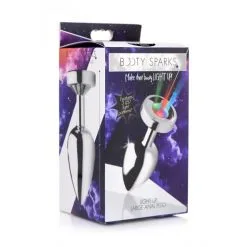 Booty Sparks Plug Anal Métal Lumineux Light Up Large -Pas Cher SexToys Magasin booty sparks light up large anal plug 5