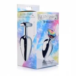 Booty Sparks Plug Anal Métal Bijou Rainbow Prism Heart Large 8 Booty Sparks Plug Anal Métal Bijou Rainbow Prism Heart Large -Pas Cher SexToys Magasin booty sparks rainbow prism heart anal plug large 2