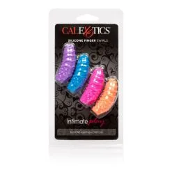 CalExotics Gaines De Doigt Silicone Finger Swirls -Pas Cher SexToys Magasin calexotics intimate play silicone finger swirls 3