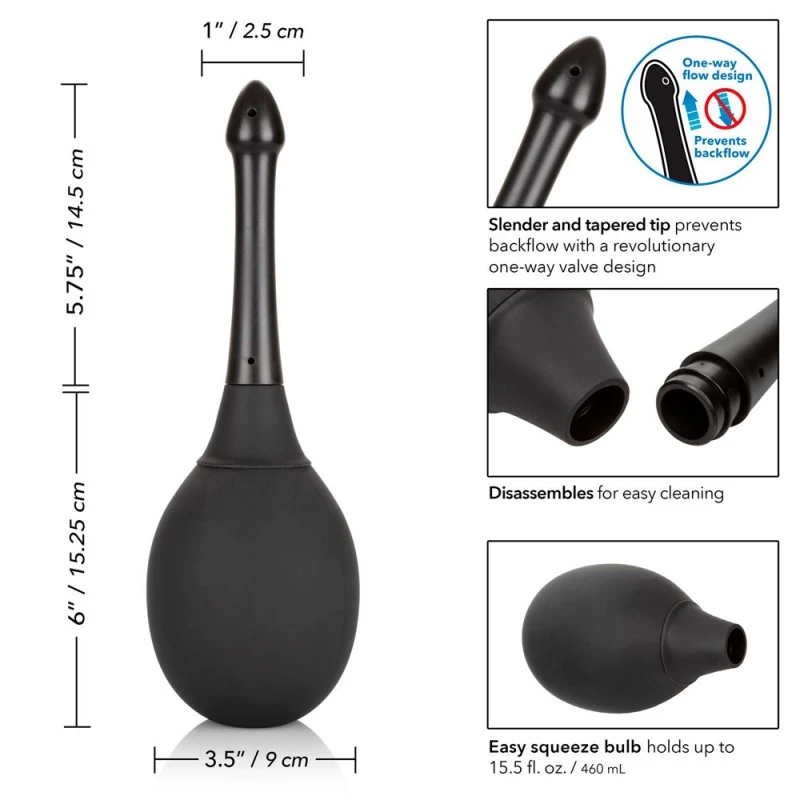CalExotics Poire à Lavement One Way Valve Douche 7 CalExotics Poire à Lavement One Way Valve Douche – Image 5