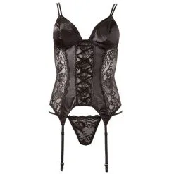 Cottelli Collection Guêpière Dentelle Seins Nus -Pas Cher SexToys Magasin cottelli collection ensemble 2 pieces basque 3