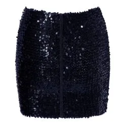 Cottelli Collection Jupe Courte Sequins Noire -Pas Cher SexToys Magasin cottelli collection jupe sequins noire 3