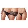 Cottelli Collection Kit 3 Pièces Shorty Dentelle, Culotte Ouverte & String 2 Cottelli Collection Kit 3 Pièces Shorty Dentelle, Culotte Ouverte & String -Pas Cher SexToys Magasin cottelli collection kit shorty string slip