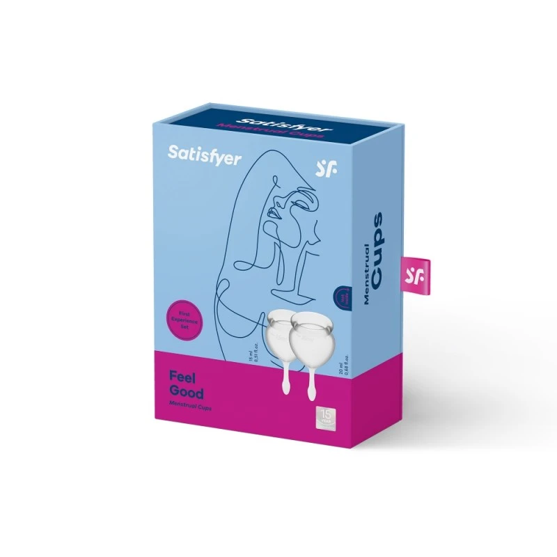 Coupes Menstruelles Satisfyer Feel Good Blanche 5 Coupes Menstruelles Satisfyer Feel Good Blanche – Image 3