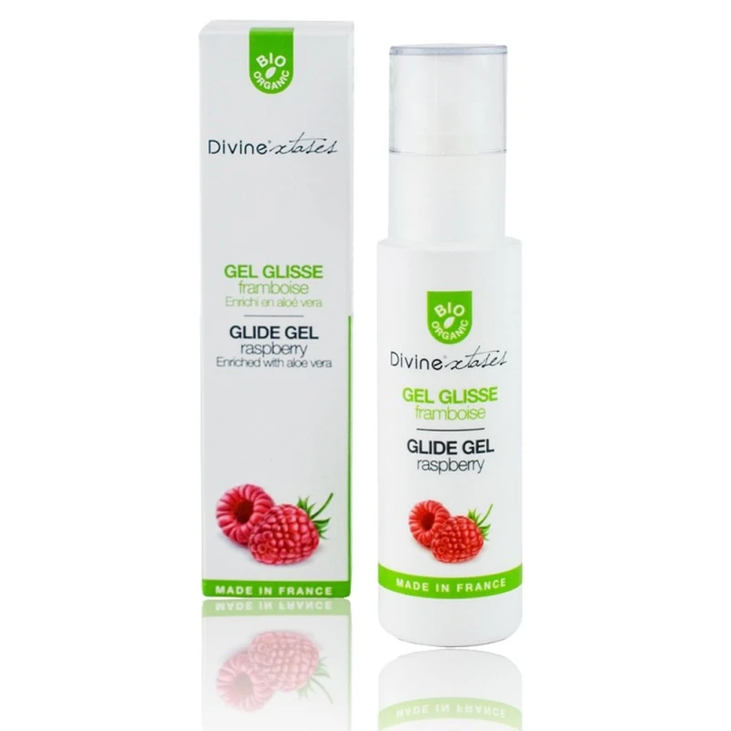 DIVINEXTASES Lubrifiant Framboise Bio Glide Gel 100 Ml 3 DIVINEXTASES Lubrifiant Framboise Bio Glide Gel 100 Ml