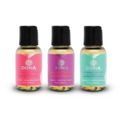 Dona By Jo Coffret 3 Huiles De Massage Parfumées Let Me Touch You
