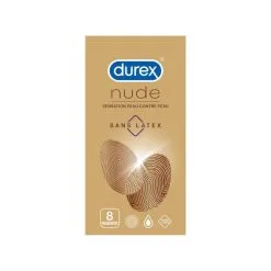 Durex Préservatifs Nude Sans Latex Boîte De 8