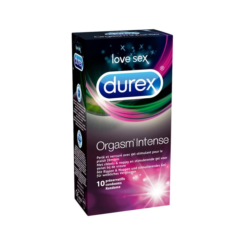 Durex Préservatifs Orgasm'Intense Boîte De 10 3 Durex Préservatifs Orgasm'Intense Boîte De 10