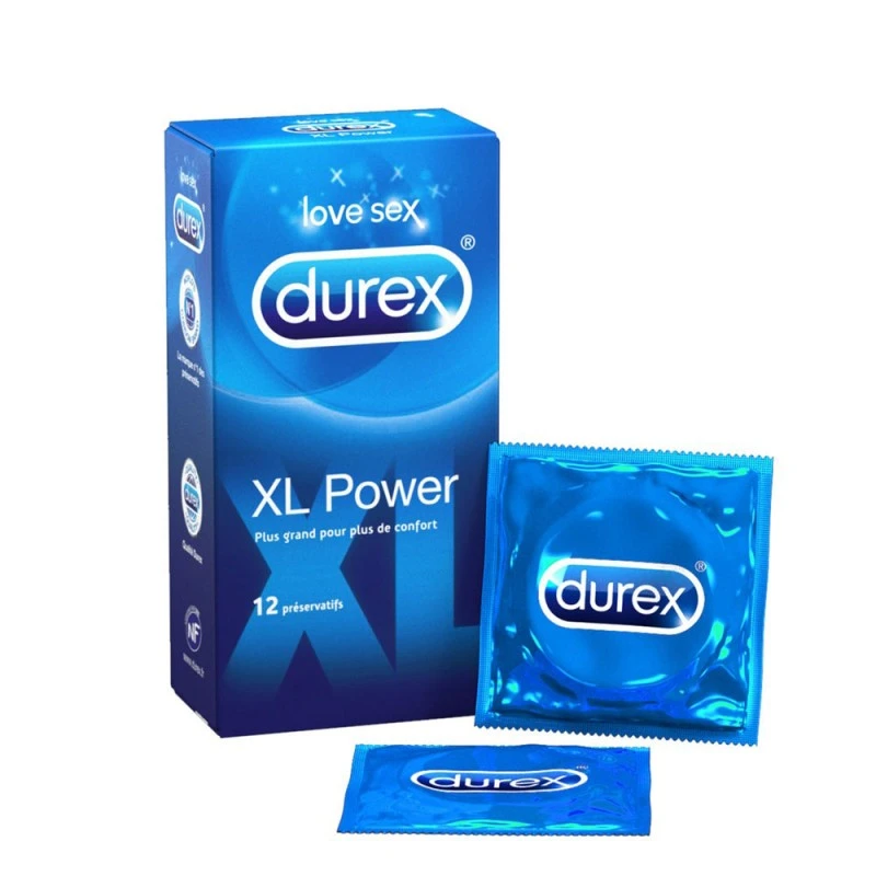 Durex Préservatifs XL Power Boîte De 12 3 Durex Préservatifs XL Power Boîte De 12