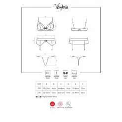 Obsessive Ensemble Wonderia 3 Pièces -Pas Cher SexToys Magasin ensemble wonderia 3 pieces obsessive 4