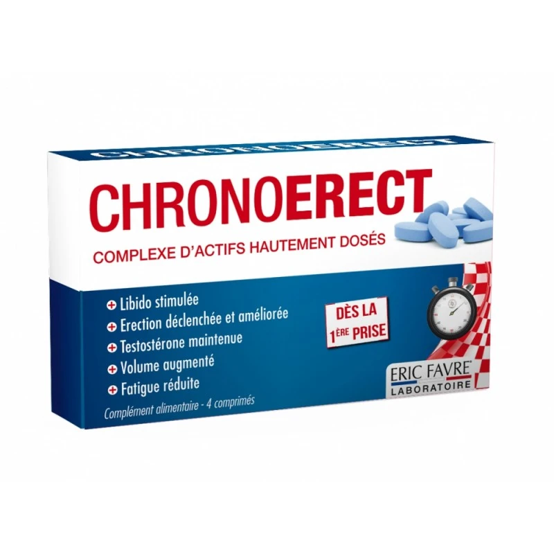 Eric Favre Stimulant Chronoerect X4 Comprimés 3 Eric Favre Stimulant Chronoerect X4 Comprimés