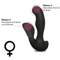 FeelzToys Plug Anal Vibrant Télécommandé Unisexe Black Jamba -Pas Cher SexToys Magasin feelztoys plug anal black jamba vibrant telecommande 2