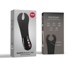 Fun Factory Masturbateur Vibrant Manta Black Line -Pas Cher SexToys Magasin fun factory manta black line 3