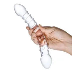 Gläs Gode En Verre Double Trouble -Pas Cher SexToys Magasin glas double trouble glass dildo 2