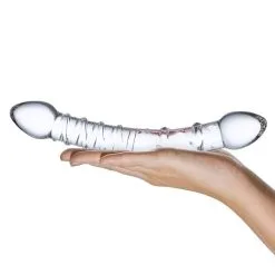 Gläs Gode En Verre Double Trouble -Pas Cher SexToys Magasin glas double trouble glass dildo 3