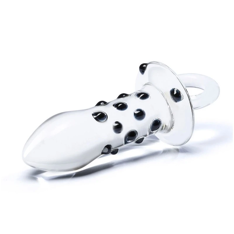 Gläs Plug Anal Transparent En Verre Pacifier Juicer 4 Gläs Plug Anal Transparent En Verre Pacifier Juicer – Image 2