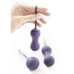 Je Joue Kit Boules De Geisha Ami Violet -Pas Cher SexToys Magasin je joue ami 3 step kegel set violet 2