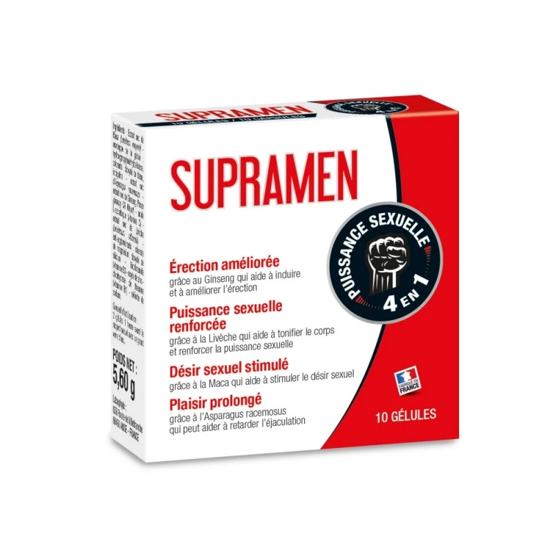 Labophyto Aphrodisiaque Supramen 10 Gélules 3 Labophyto Aphrodisiaque Supramen 10 Gélules