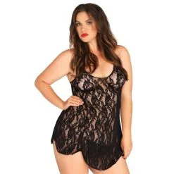LEG AVENUE Nuisette & String 8717Q Coup De Foudre GT
