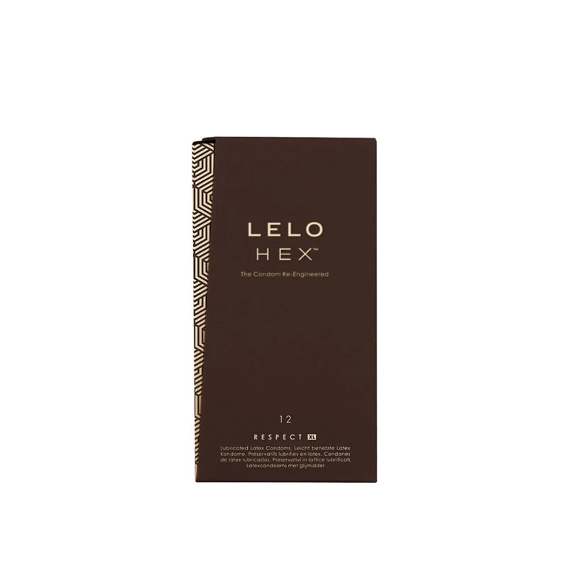 LELO Préservatifs Hex Respect XL Boîte De 12 3 LELO Préservatifs Hex Respect XL Boîte De 12