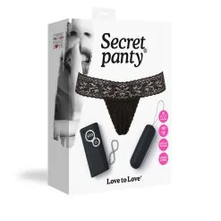 Love To Love String Vibrant Secret Panty -Pas Cher SexToys Magasin love to love secret panty 5