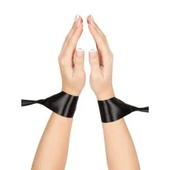 Lovehoney Menottes Ruban Bondage Satin Oh! Noir -Pas Cher SexToys Magasin lovehoney oh menottes ruban bondage satin noir 3