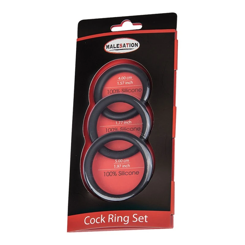 Malesation Lot De 3 Cockrings 4 Malesation Lot De 3 Cockrings – Image 2