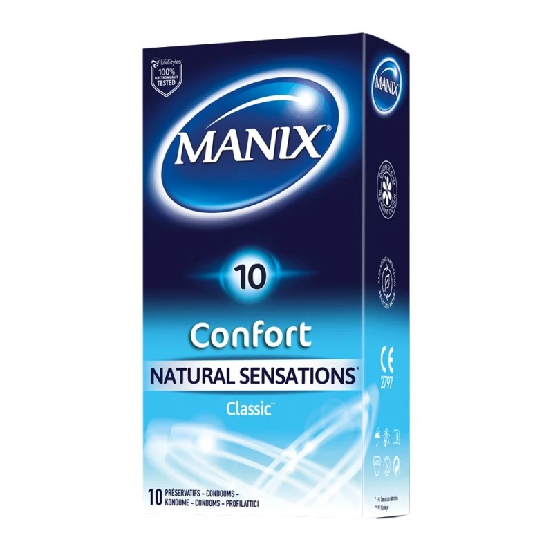 Préservatifs Manix Confort Classic Boîte De 10 3 Préservatifs Manix Confort Classic Boîte De 10
