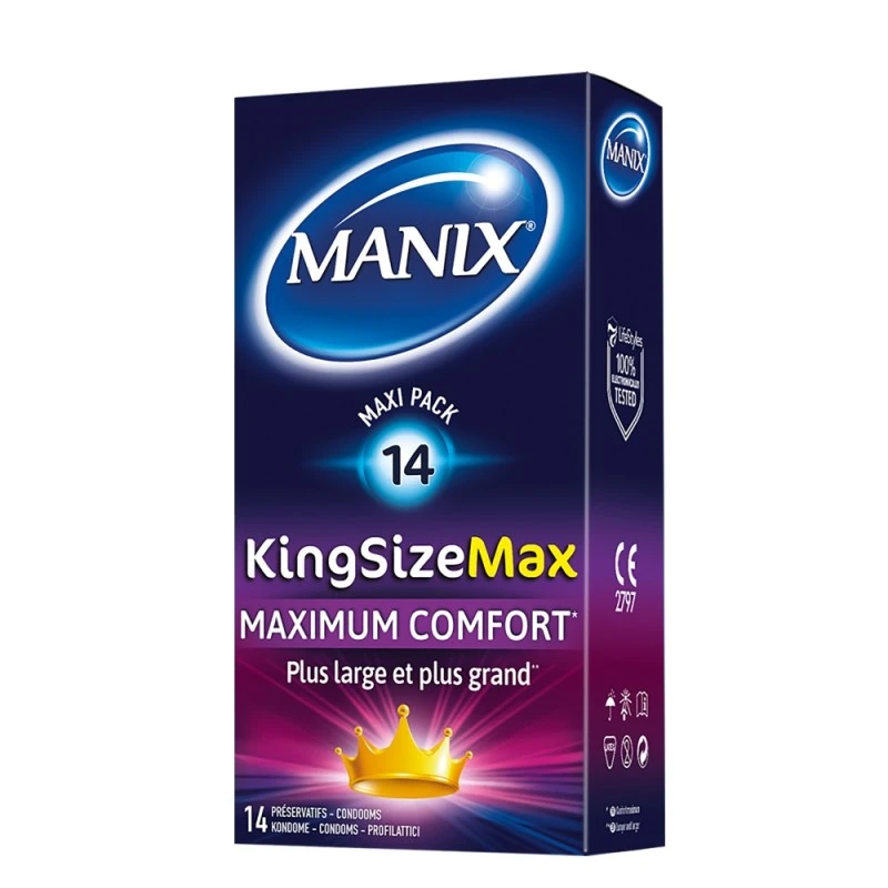 Manix King Size Max Boîte De 14 3 Manix King Size Max Boîte De 14