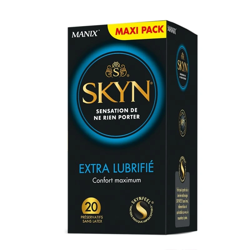 Manix Skyn Extra Lubrifié Boîte De 20 3 Manix Skyn Extra Lubrifié Boîte De 20