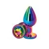 Nsnovelties Bijou Anal M Multicolore Rainbow Rear Assets -Pas Cher SexToys Magasin nsnovelties bijou anal rainbow rear assets medium