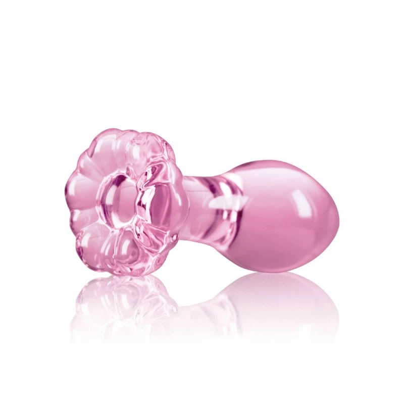 Nsnovelties Plug Anal En Verre Crystal Flower Rose 3 Nsnovelties Plug Anal En Verre Crystal Flower Rose