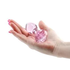 Nsnovelties Plug Anal En Verre Crystal Gem Rose -Pas Cher SexToys Magasin nsnovelties crystal gem plug anal en verre rose 2