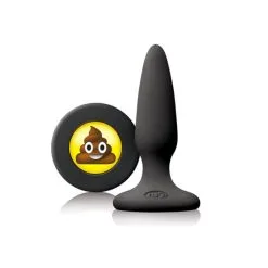 Nsnovelties Plug Anal Bijou Mojis SHT Small Noir