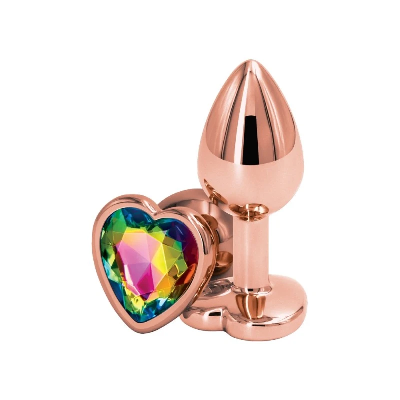 Nsnovelties Plug Anal Bijou Cœur Rear Assets Rose Gold Small 3 Nsnovelties Plug Anal Bijou Cœur Rear Assets Rose Gold Small