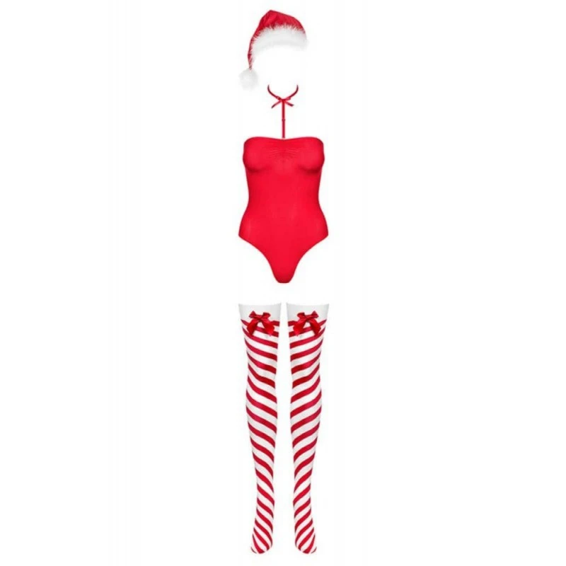 Obsessive Body Kissmas Mère Noël 3 Pièces Rouge 4 Obsessive Body Kissmas Mère Noël 3 Pièces Rouge – Image 2