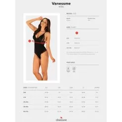 Obsessive Body Vanessme Dentelle Florale Noire GT 11 Obsessive Body Vanessme Dentelle Florale Noire GT -Pas Cher SexToys Magasin obsessive body vanessme dentelle noire gt 4