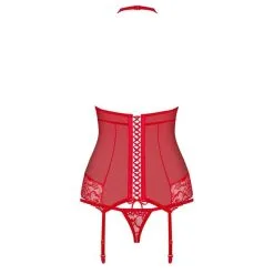 Obsessive Corset 838-COR-3 Rouge -Pas Cher SexToys Magasin obsessive corset 838 cor 3 rouge 3