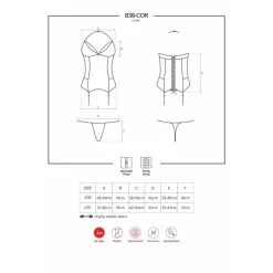 Obsessive Corset 838-COR-3 Rouge -Pas Cher SexToys Magasin obsessive corset 838 cor 3 rouge 4
