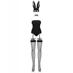 Obsessive Costume Bunny 4 Pièces Noir 9 Obsessive Costume Bunny 4 Pièces Noir -Pas Cher SexToys Magasin obsessive costume bunny 4 pieces noir 1