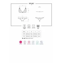 Obsessive Ensemble 2 Pièces Ouvert 870-SEC-3 Rouge -Pas Cher SexToys Magasin obsessive ensemble 2 pieces ouvert 870 sec 3 rouge 4