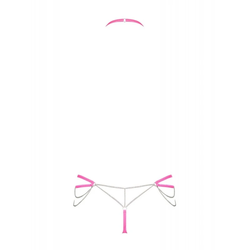 Obsessive Ensemble 2 Pièces Chainty Rose Fuchsia 6 Obsessive Ensemble 2 Pièces Chainty Rose Fuchsia – Image 4